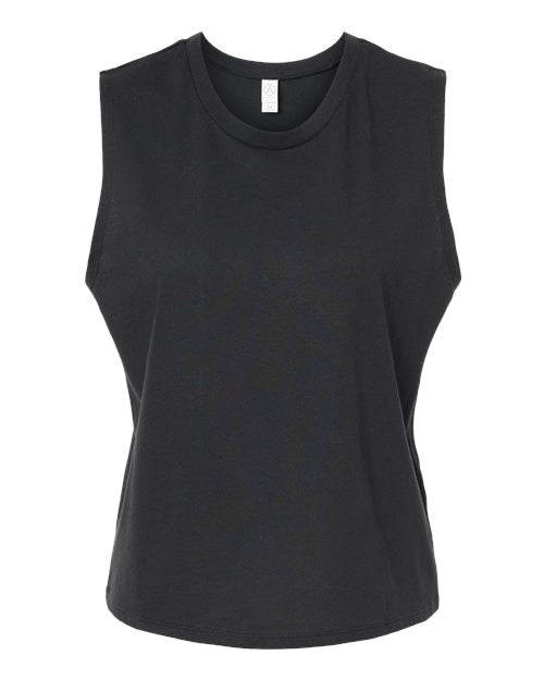 Alternative Women's Cotton Jersey Go-To Crop Muscle Tank Womens Apparel Shirts & Tops