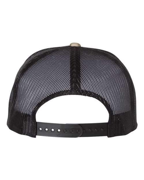 YP Classics Flat Bill Trucker Cap Unisex Accessories Hats & Caps