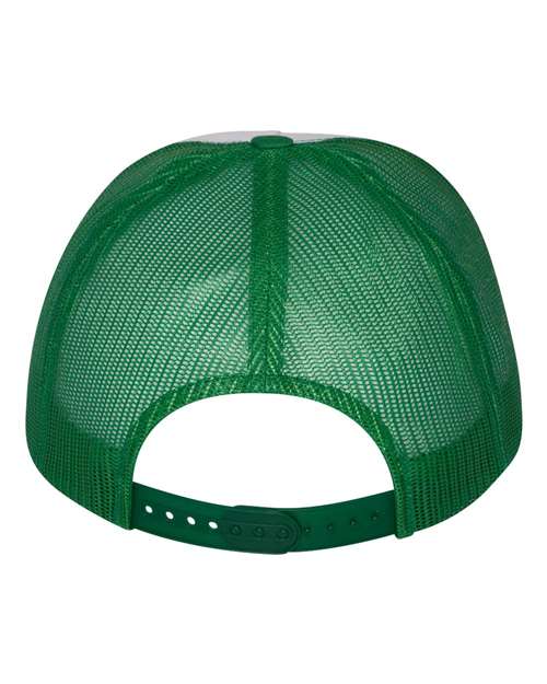 YP Classics Flat Bill Trucker Cap Unisex Accessories Hats & Caps