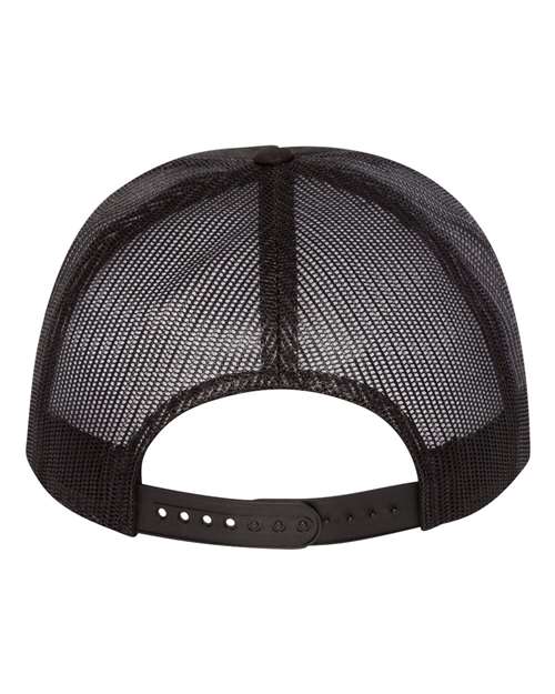 YP Classics Flat Bill Trucker Cap Unisex Accessories Hats & Caps