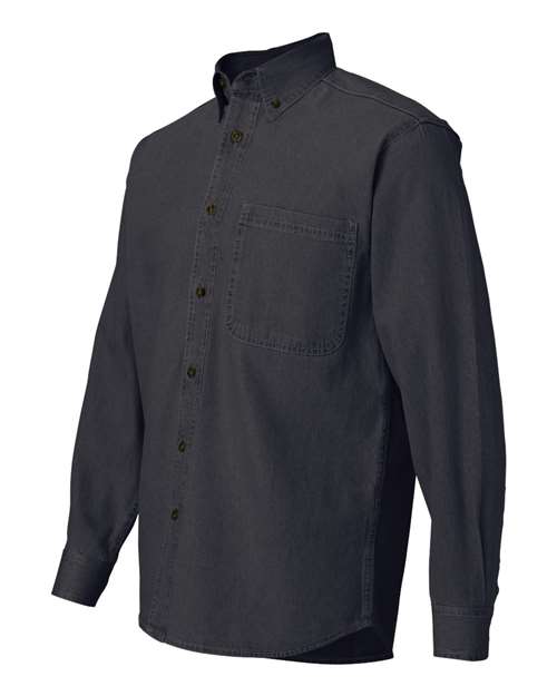Sierra Pacific Men's Long Sleeve Denim Shirt Mens Apparel Shirts & Tops