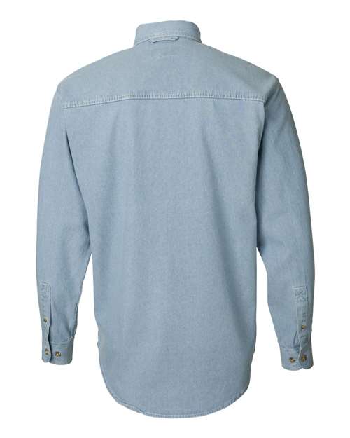 Sierra Pacific Men's Long Sleeve Denim Shirt Mens Apparel Shirts & Tops