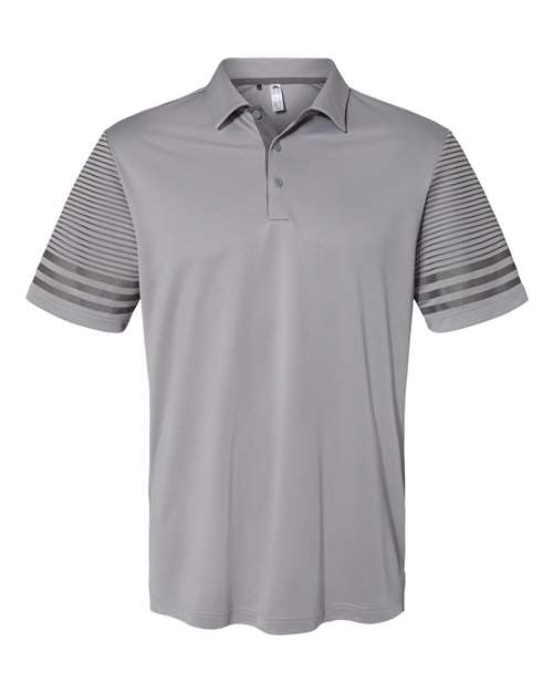 adidas Men's Striped Sleeve Polo Mens Apparel Shirts & Tops