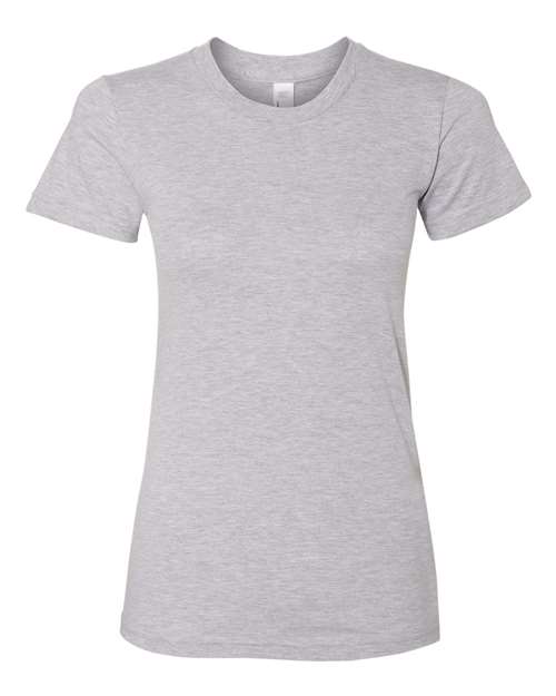 American Apparel Women's USA-Made Fine Jersey Tee Womens Apparel Shirts & Tops