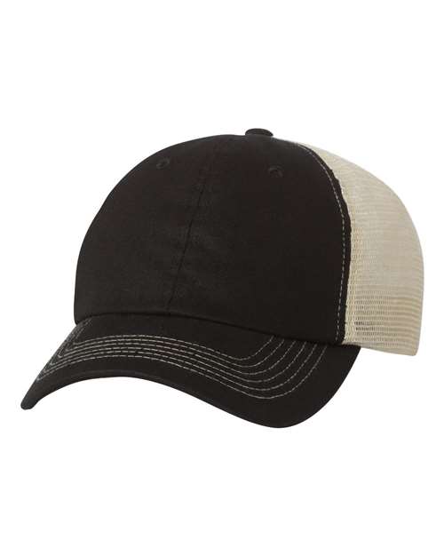 Sportsman Men's Contrast-Stitch Mesh-Back Cap Unisex Accessories Hats & Caps