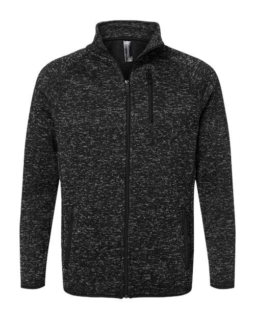 Burnside Sweater Knit Jacket Mens Apparel Sweatshirts & Fleece
