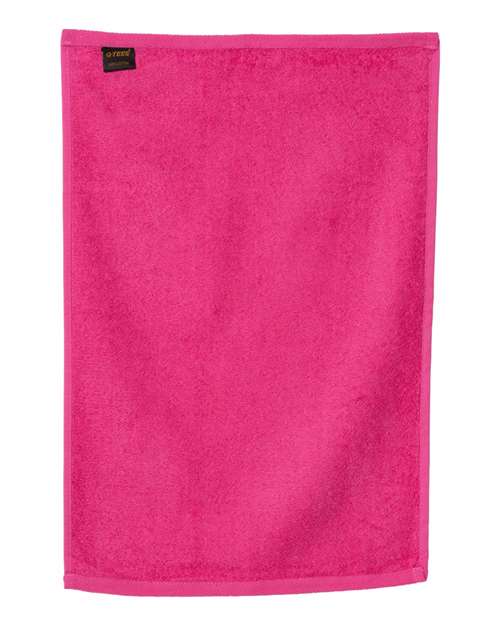 Q-Tees Hemmed Hand Towel Unisex Accessories Robes & Towels