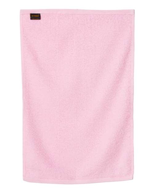 Q-Tees Hemmed Hand Towel Unisex Accessories Robes & Towels