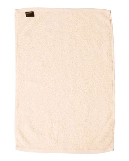 Q-Tees Hemmed Hand Towel Unisex Accessories Robes & Towels