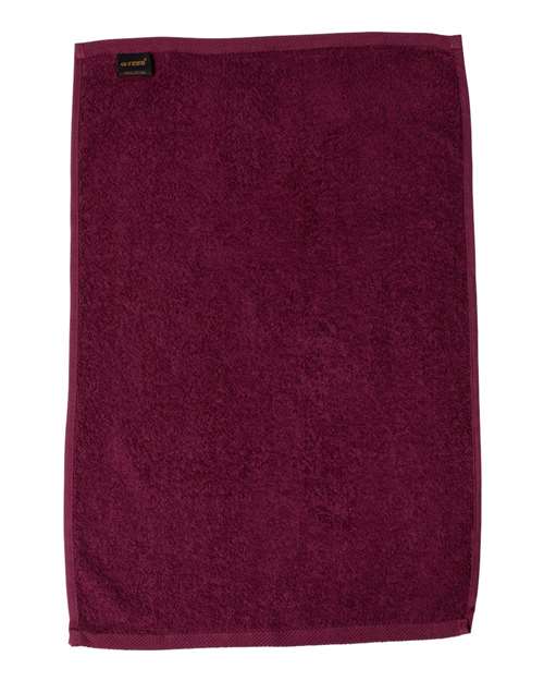 Q-Tees Hemmed Hand Towel Unisex Accessories Robes & Towels