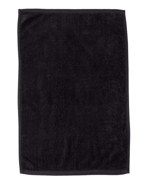 Q-Tees Hemmed Hand Towel Unisex Accessories Robes & Towels