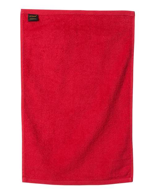 Q-Tees Hemmed Hand Towel Unisex Accessories Robes & Towels