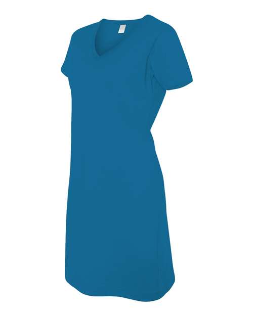 LAT Women's V-Neck Fine Jersey Coverup LAT