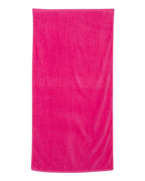 Q-Tees Velour Beach Towel Unisex Accessories Robes & Towels