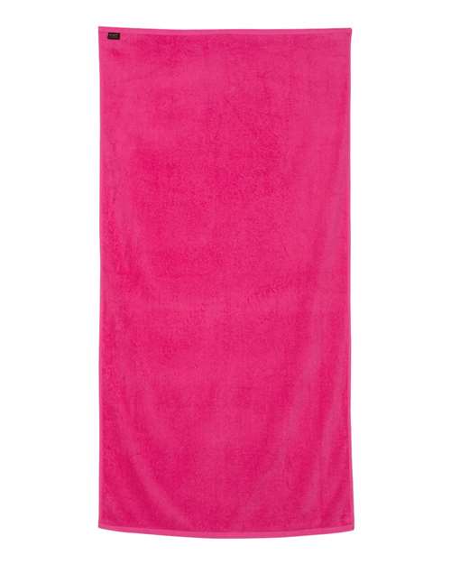 Q-Tees Velour Beach Towel Unisex Accessories Robes & Towels