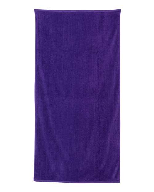 Q-Tees Velour Beach Towel Unisex Accessories Robes & Towels