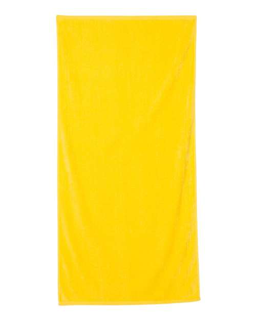 Q-Tees Velour Beach Towel Unisex Accessories Robes & Towels