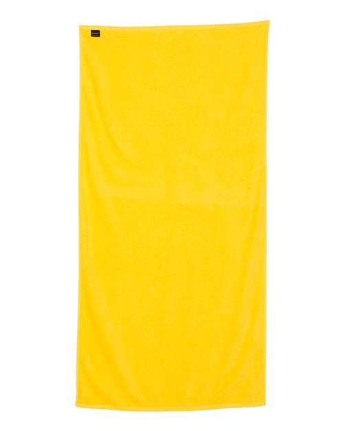 Q-Tees Velour Beach Towel Unisex Accessories Robes & Towels