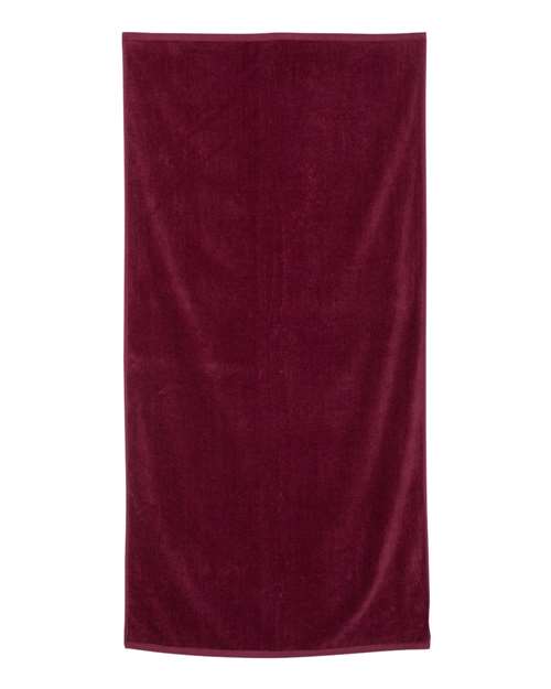 Q-Tees Velour Beach Towel Unisex Accessories Robes & Towels