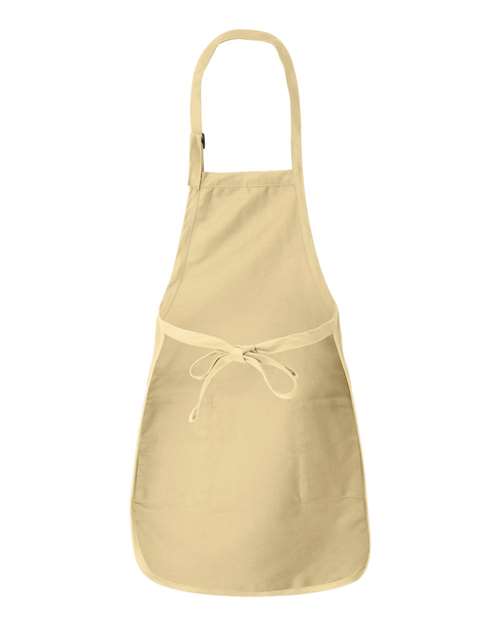 Q-Tees Full-Length Apron with Pockets Unisex Accessories Aprons