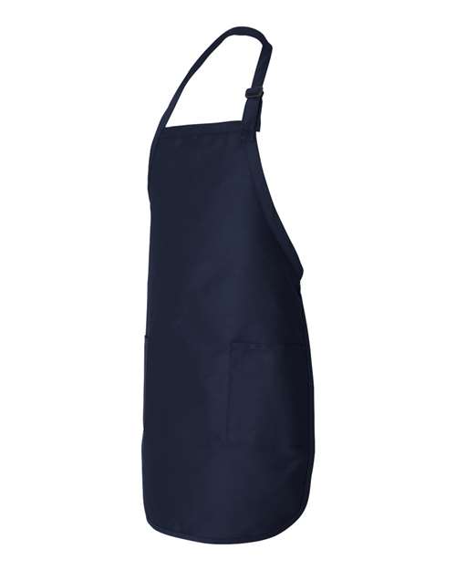 Q-Tees Full-Length Apron with Pockets Unisex Accessories Aprons