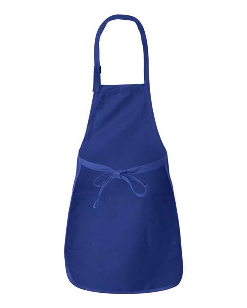 Q-Tees Full-Length Apron with Pockets Unisex Accessories Aprons