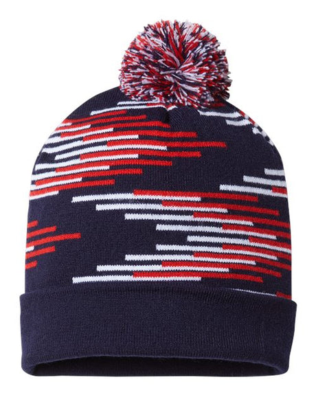 Cap America USA-Made Bar Beanie Unisex Accessories Hats & Caps