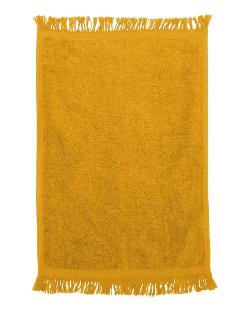 Q-Tees Fringed Fingertip Towel Unisex Accessories Robes & Towels