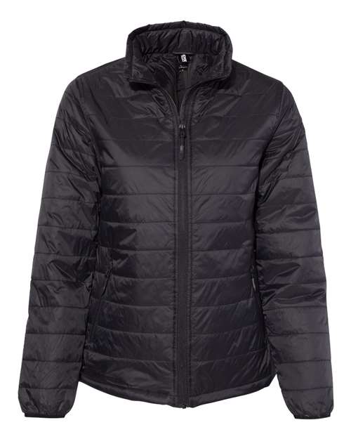 Independent Trading Co. Women's Puffer Jacket Womens Apparel Jackets & Vests