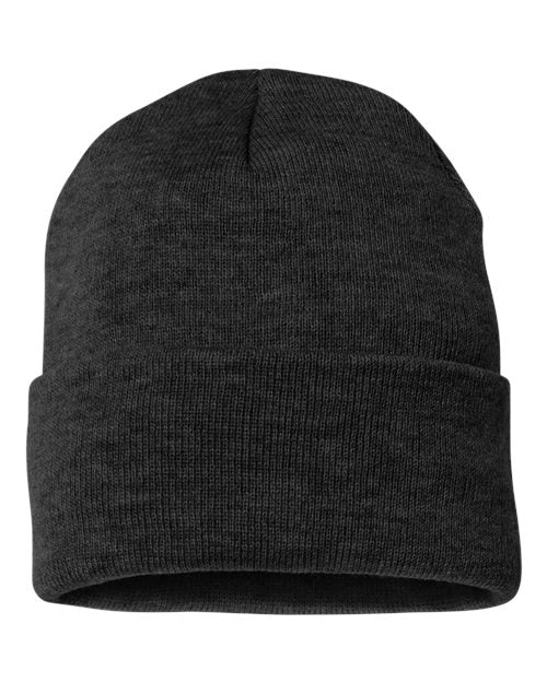 Sportsman Fleece Lined 12" Cuffed Beanie Unisex Accessories Hats & Caps