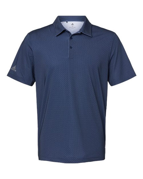 adidas Men's Diamond Dot Print Polo Mens Apparel Shirts & Tops