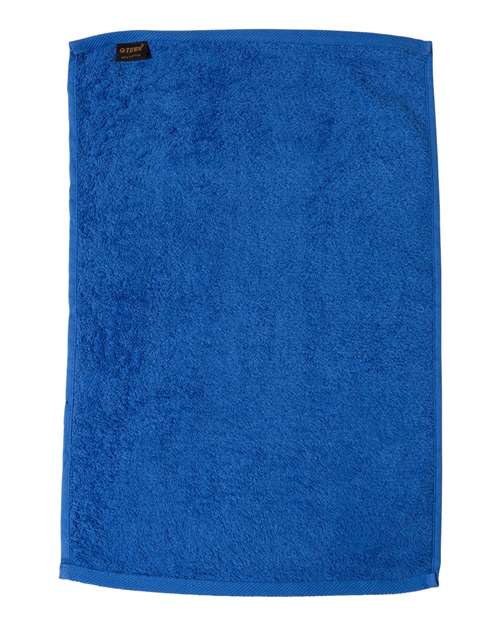 Q-Tees Hemmed Hand Towel Unisex Accessories Robes & Towels