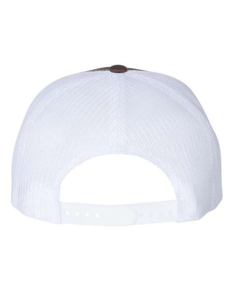 YP Classics Flat Bill Trucker Cap Unisex Accessories Hats & Caps