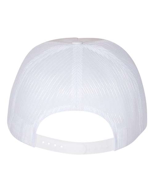 YP Classics Flat Bill Trucker Cap Unisex Accessories Hats & Caps