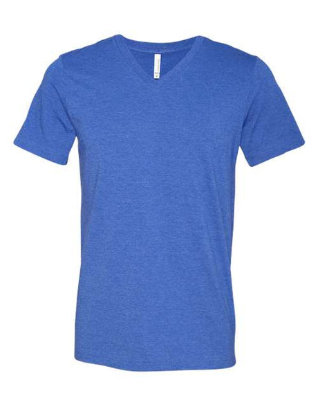 BELLA + CANVAS Men's Heather CVC V-Neck Tee 1 of 2 Mens Apparel Shirts & Tops