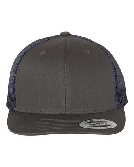 YP Classics Six-Panel Retro Trucker Cap Unisex Accessories Hats & Caps