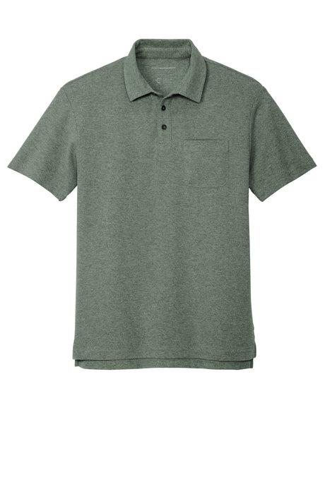 Port Authority Men's C-Free Cotton Blend Pique Pocket Polo Mens Apparel Shirts & Tops