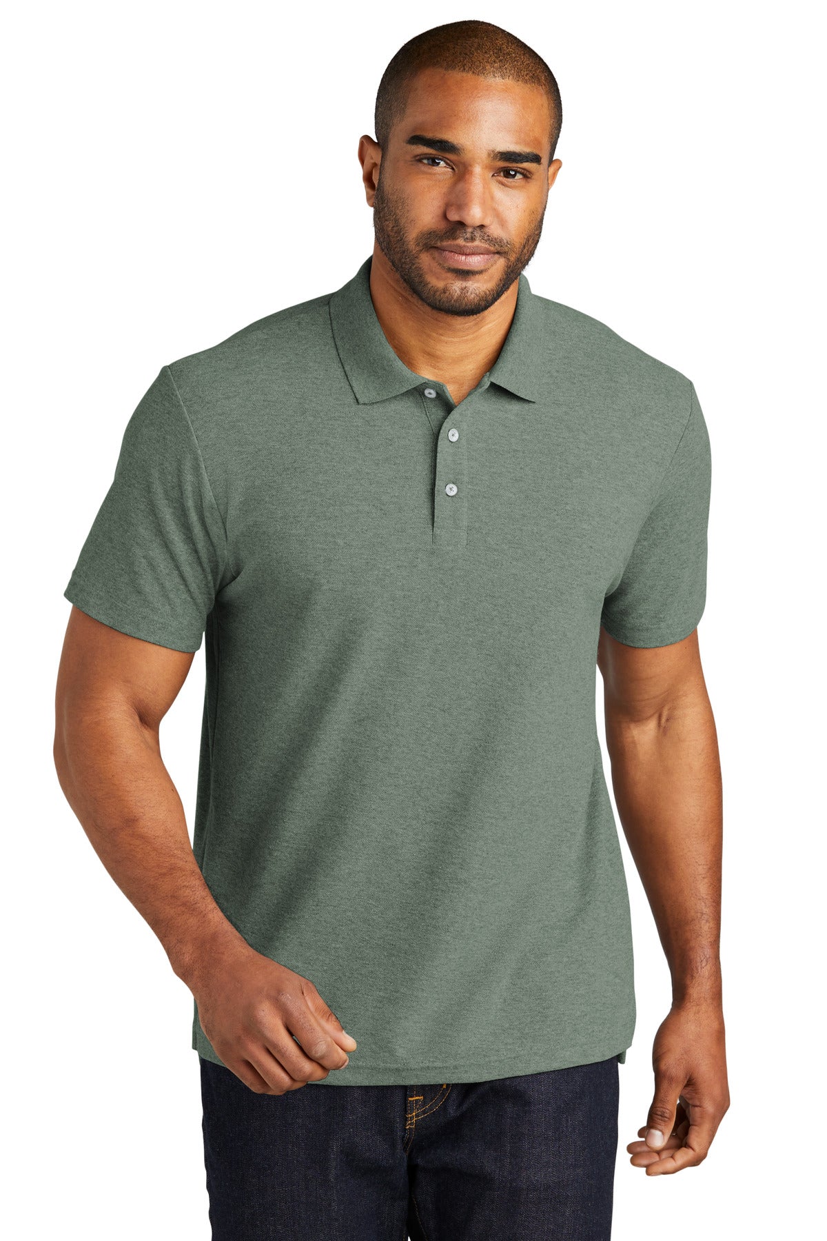 Port Authority Men's C-Free Cotton Blend Pique Polo Mens Apparel Shirts & Tops