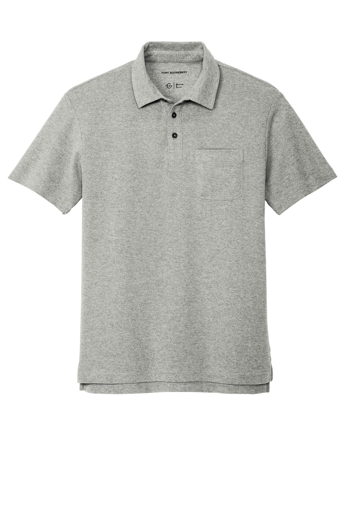 Port Authority Men's C-Free Cotton Blend Pique Pocket Polo Mens Apparel Shirts & Tops