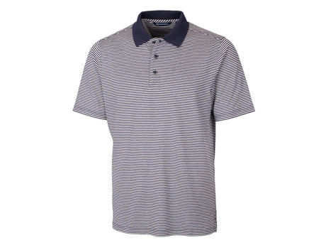 Cutter & Buck Forge Tonal Stripe Stretch Mens Big and Tall Polo Mens Apparel Shirts & Tops