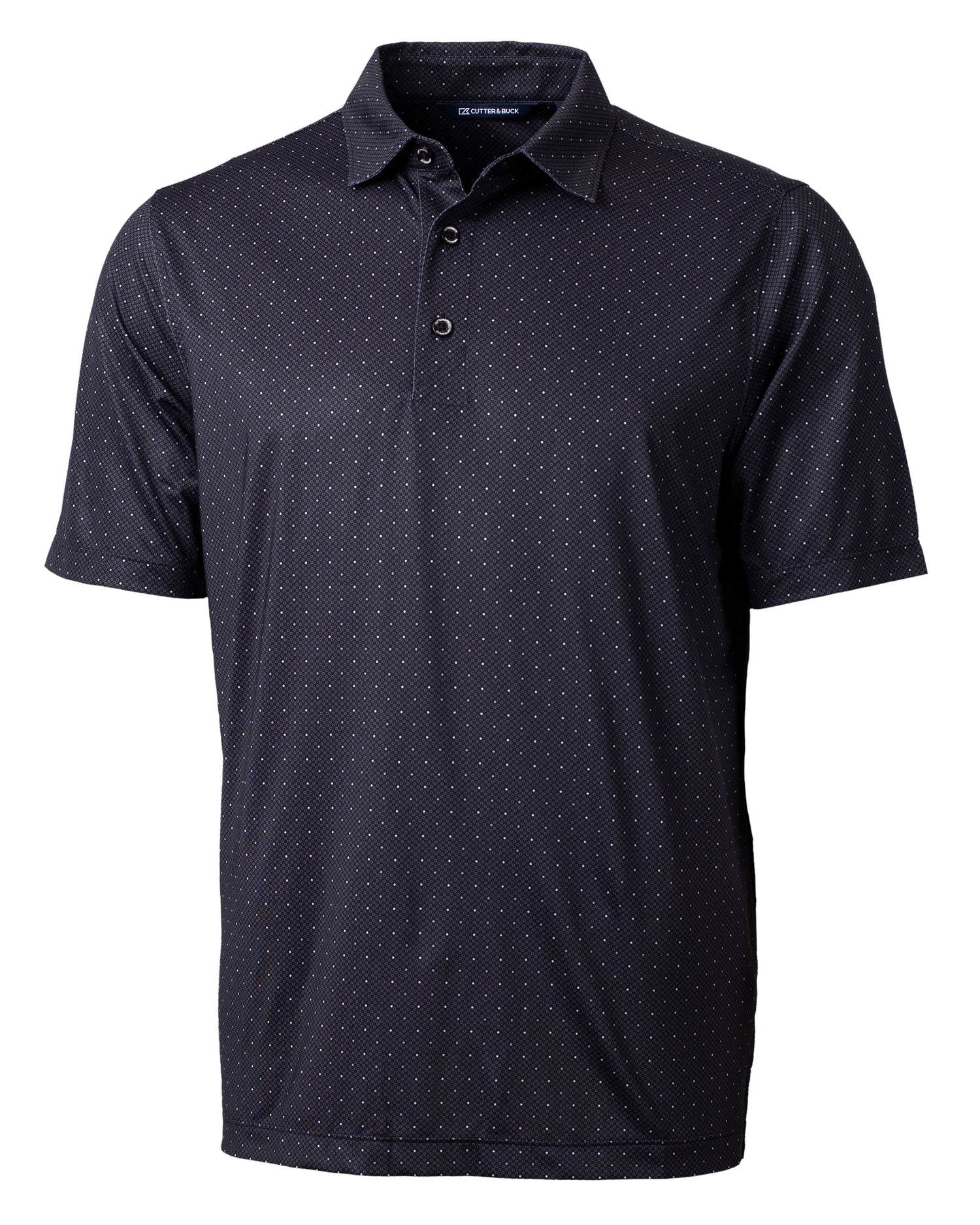 Cutter & Buck Pike Double Dot Print Stretch Mens Big and Tall Polo Cutter & Buck