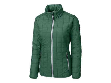 Cutter & Buck Rainier PrimaLoft®  Womens Eco Insulated Full Zip Puffer Jacket Womens Apparel Jackets & Vests