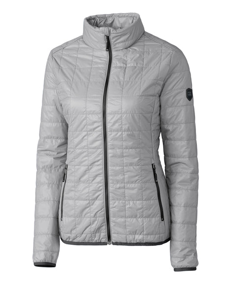 Cutter & Buck Rainier PrimaLoft®  Womens Eco Insulated Full Zip Puffer Jacket Womens Apparel Jackets & Vests