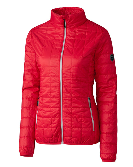 Cutter & Buck Rainier PrimaLoft®  Womens Eco Insulated Full Zip Puffer Jacket Womens Apparel Jackets & Vests