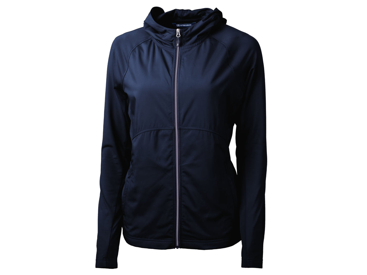 Cutter & Buck Adapt Eco Knit Hybrid Recycled Women's Full Zip Jacket Womens Apparel Jackets & Vests