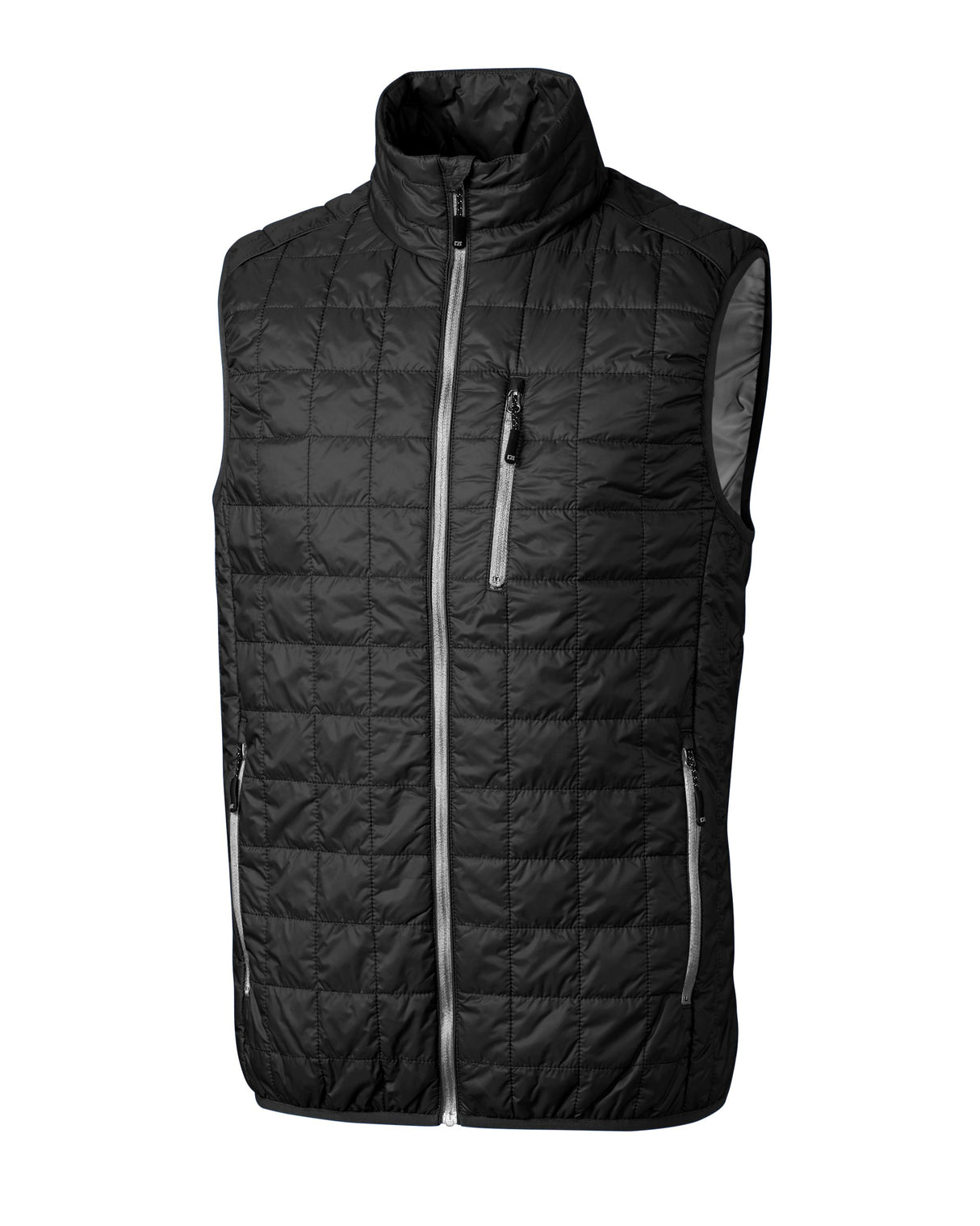 Cutter & Buck Rainier PrimaLoft® Mens Eco Insulated Full Zip Puffer Vest Mens Apparel Jackets & Vests