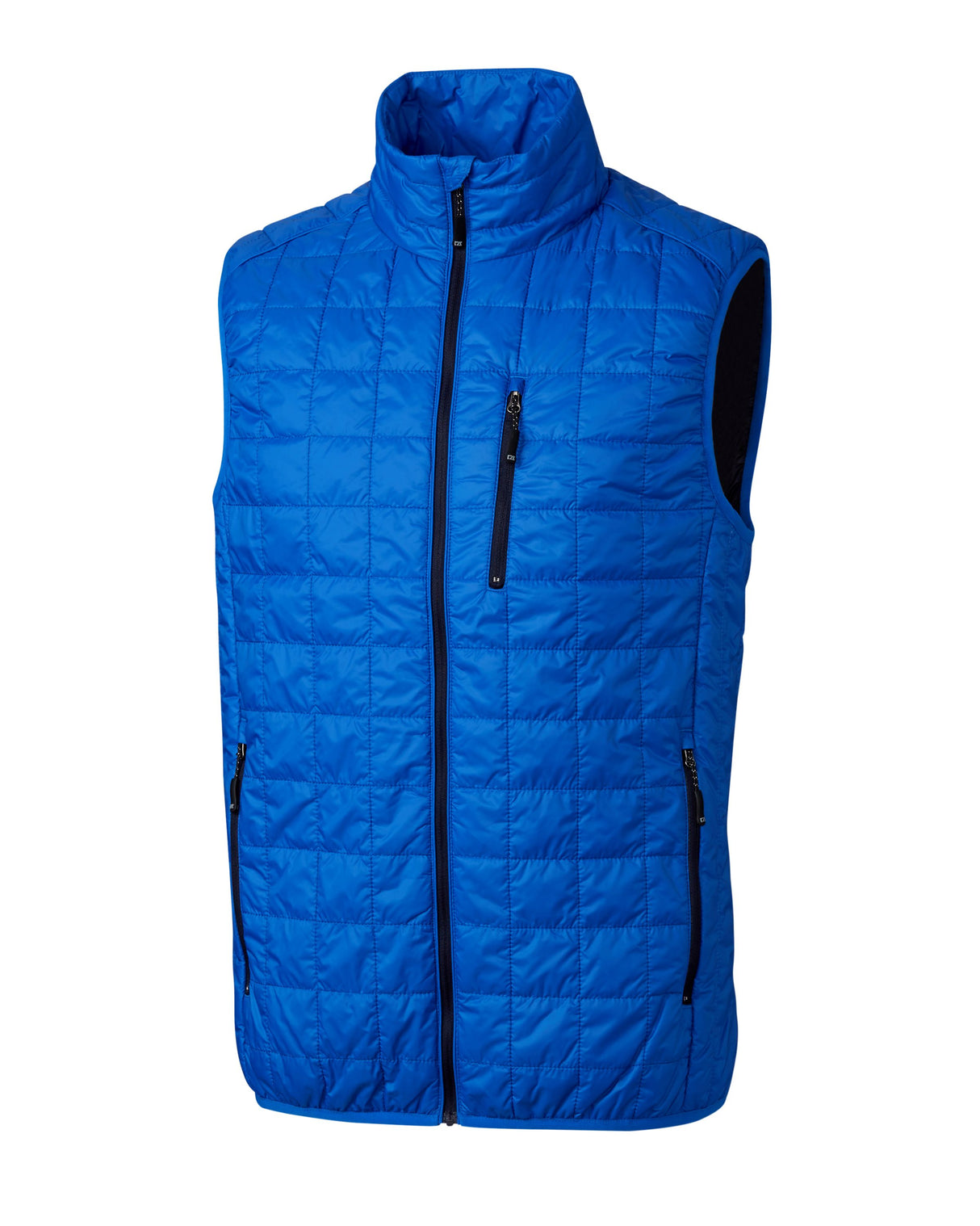 Cutter & Buck Rainier PrimaLoft® Mens Eco Insulated Full Zip Puffer Vest Mens Apparel Jackets & Vests