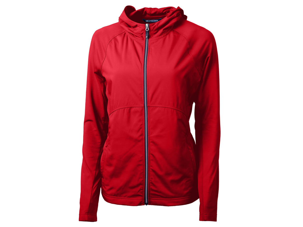 Cutter & Buck Adapt Eco Knit Hybrid Recycled Women's Full Zip Jacket Womens Apparel Jackets & Vests