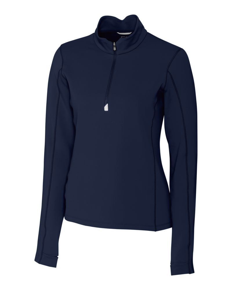 Cutter & Buck Traverse Stretch Quarter Zip Womens Pullover Cutter & Buck