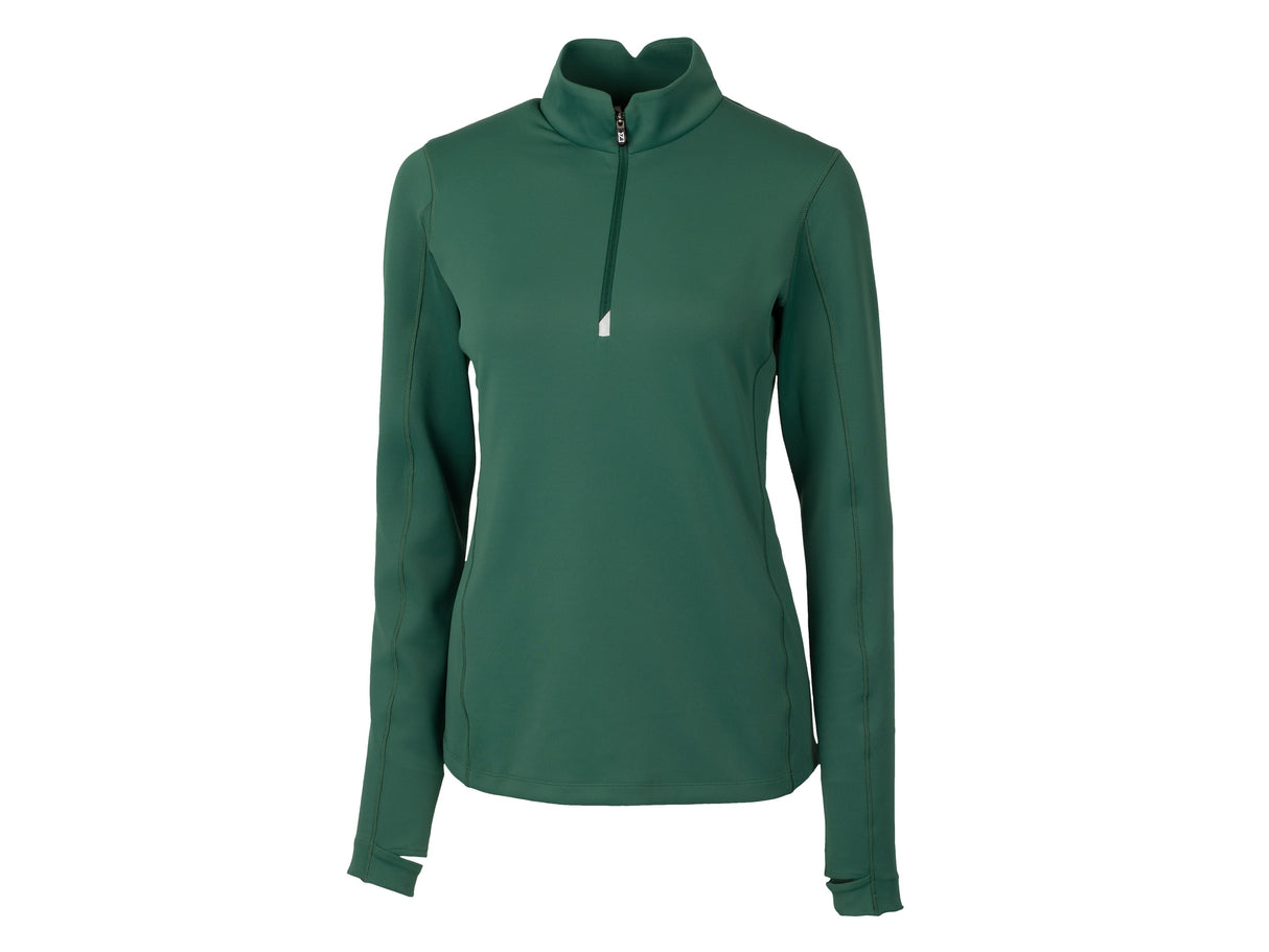 Cutter & Buck Traverse Stretch Quarter Zip Womens Pullover Womens Apparel Sweatshirts & Fleece